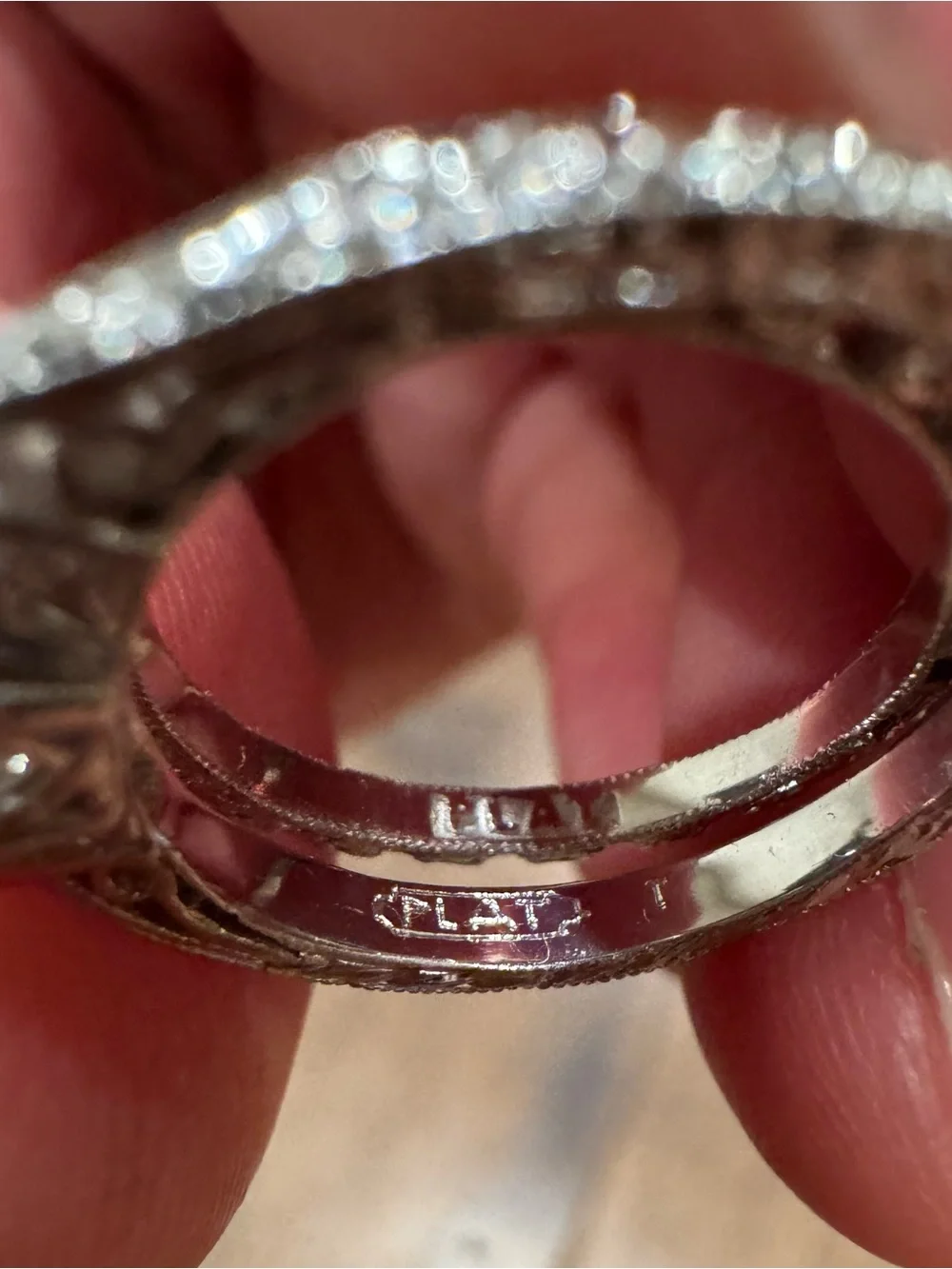 TACORI Platinum Diamond Engagement Ring Set